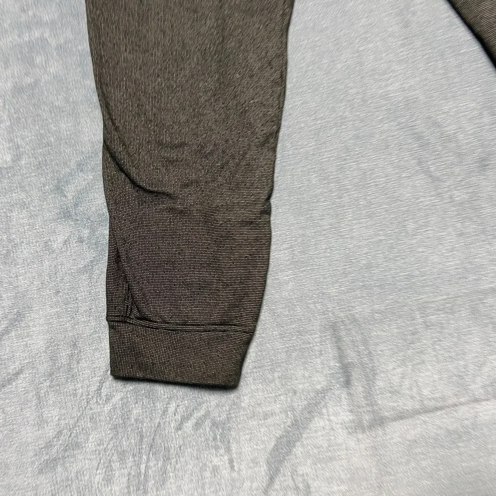 Adidas Climawarm Sweatpants Mens Large Black Logo Drawstring Waist Tapered Leg